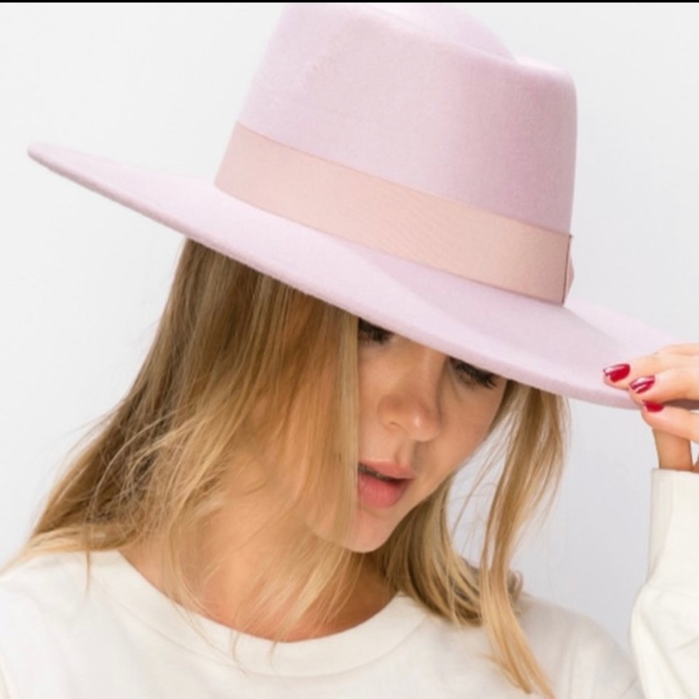 Wide Brim Boater Hat